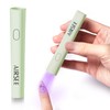 AIRSEE Mini Handheld UV Light for Gel Nails,Portable Rechargeable Nail