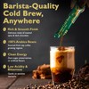 Gecko Coffee Instant Cold Brew, Craft Instant Coffee Sticks, 100%
