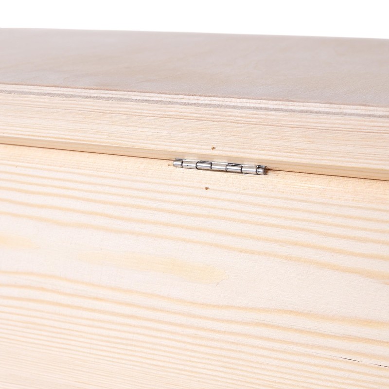 Creative Deco Wooden Box with Lid, 30 x 20 x