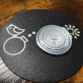 Liberty Ball Markers AUBURN SEAL Hand Made 1.5" Round Aluminum Golf Ball Marker!