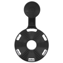 Wall Mount Speaker Outlet Stand Bracket Google Home Mini Compact Holder Easy Installation Room Saving (Black)