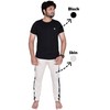 Bahob® Men's Pyjamas Sets, Plain Short Sleeve Top and Bottoms
