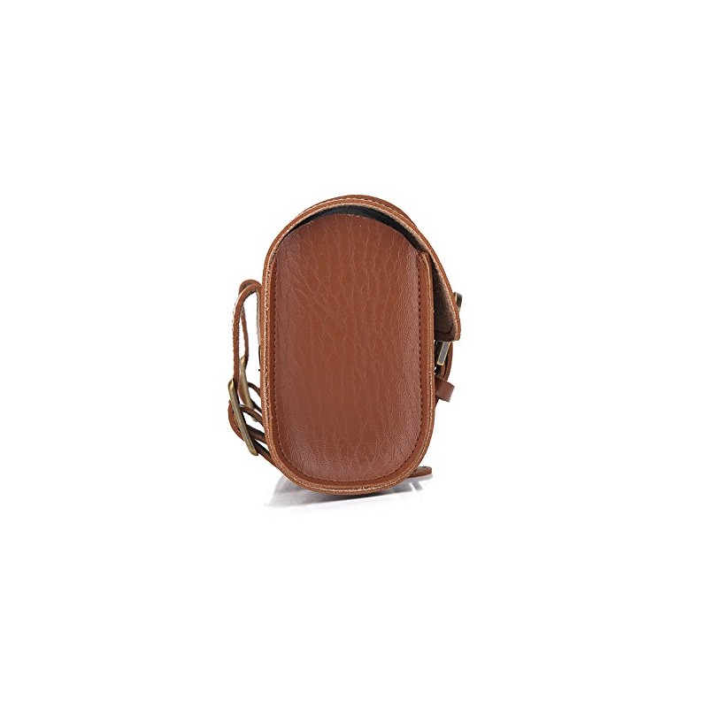VGEBY1 Retro Style PU Leather Waterproof Front Tube Bicycle Bag