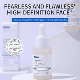 Lactobionic Acid -Glucan Serum 37ml  Anti-Oxidant, Shrink Pores, Adjust Water and Oil Balance, Remove Blackheads, Soften Keratin, Accelerate Cell...  