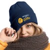 MoonWorks® Women's Beanie Patch Knitted Hat Saying Meme Funny Psychic
