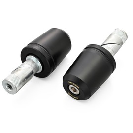 Daytona 61559 Motorcycle Bar End General Purpose (Inner Diameter φ17-19), Hollow Type, Super Heavy Weight Bar End, Black