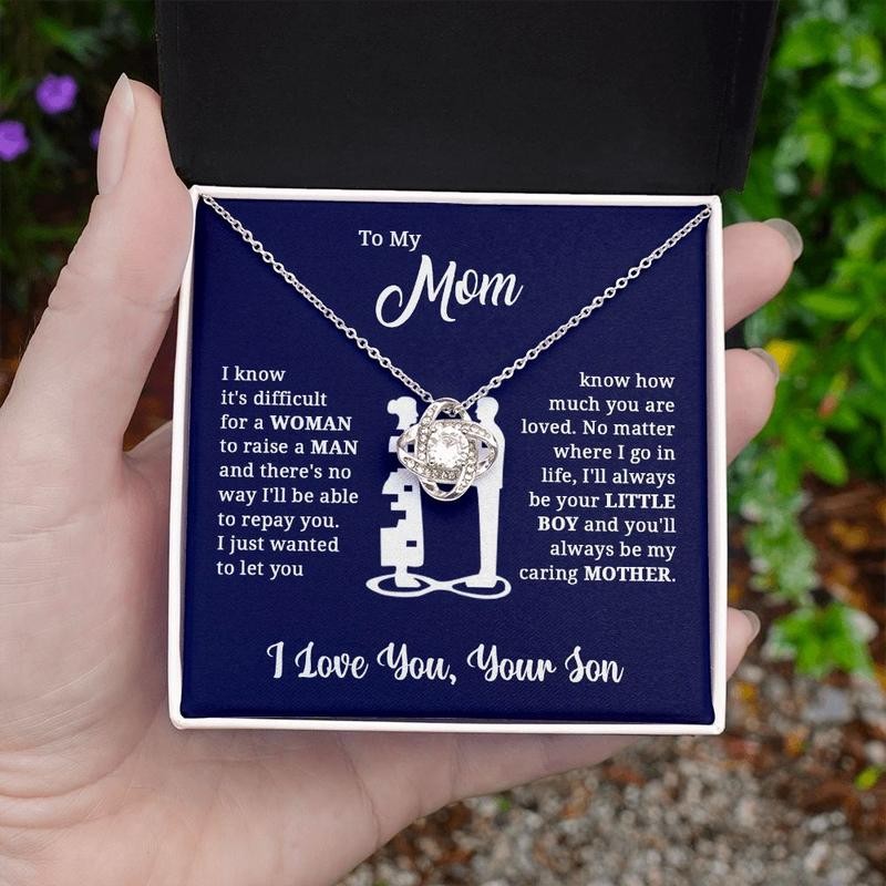 [Almost Sold Out] Mom - Loved Mother - Necklace mom