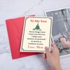 Christmas Cards for Son-Christmas Cards with Envelopes, Christmas Gifts for