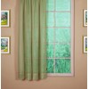 Today's Curtain Emelia Original Voile Panel 45", Dusty Leaf, 60"