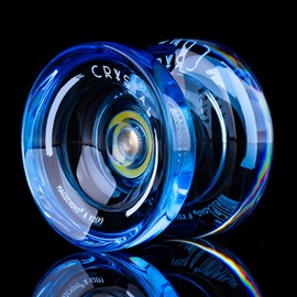 MAGICYOYO Responsive Yoyo K2 for Kids Beginners with Yoyo Glove, Yoyo Bag, 5 Yoyo Strings (Crystal Blue)