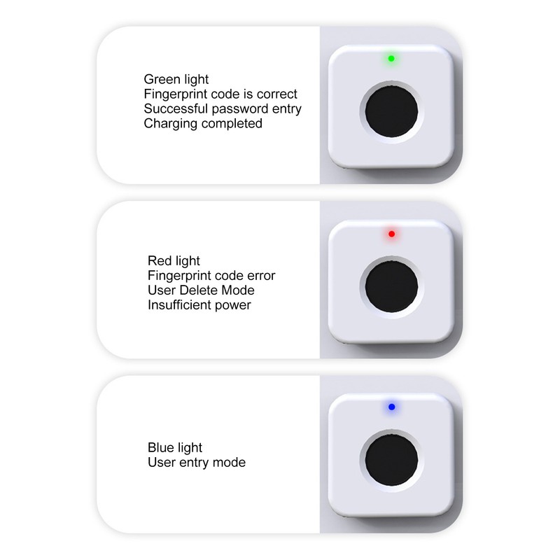 Fingerprint Cabinet Lock Safety Electric Fingerprint Lock Home and Office