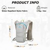 YAPJEB Lightweight Hydration Pack Backpack Vest, Optional 1.5L 2L BPA