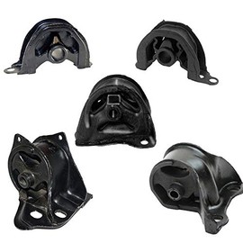 ONNURI For 1992-1993 Honda Civic Si 1.6L w/MANUAL Transmission Motor & Trans Mount 5pcs : A6520, A6502, A6533, A6506, A6524 - K2000