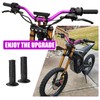 Axiniu Dirt Bike Handlebars with Grips, 7075 Aluminum 31.8mm Handlebars