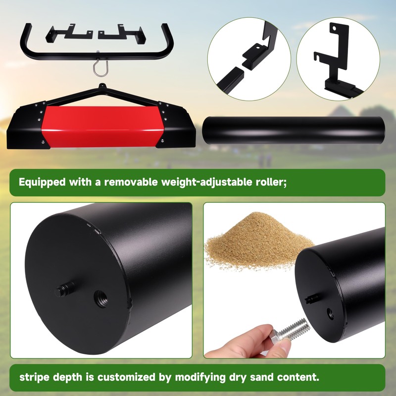 unrulysoul Lawn Striper Kit for Toro Striping Systems, Fits All