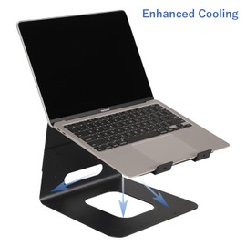 AEONS Desktop Stand, Ergonomic Adjustable Notebook Stand, Riser Holder Computer Stand Compatible with MacBook Air Pro, Dell, HP, Lenovo 10”-17" Laptops