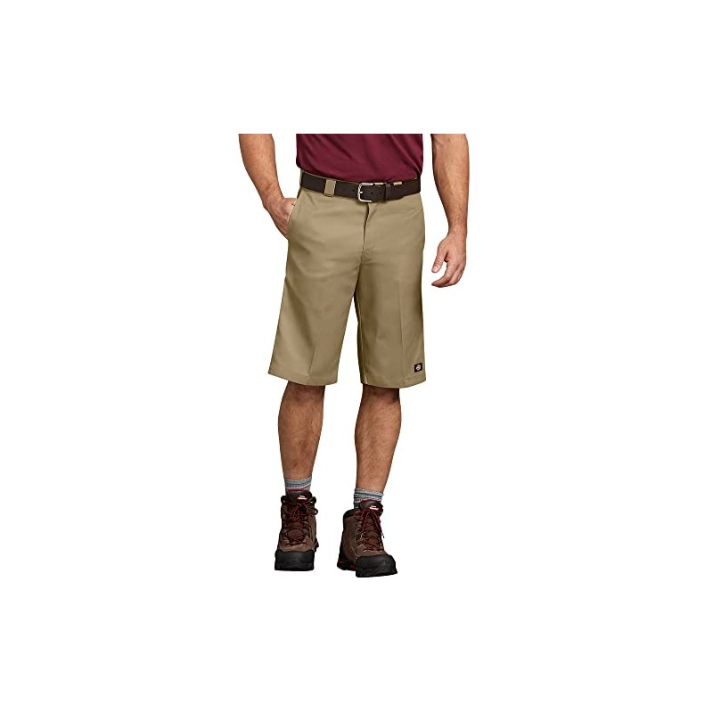 Dickies Men's 13" Relaxed Fit Multi-Pocket Work Short,Khaki,US 38