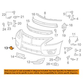 Genuine Nissan Parts - Cover-Bumper Bracket (622A0-3TA0A)