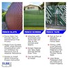 Tube Slats Made in America Privacy Inserts for Chain-Link Fence,