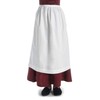 HEMAD Medieval Apron Cotton Model: Repanse, White