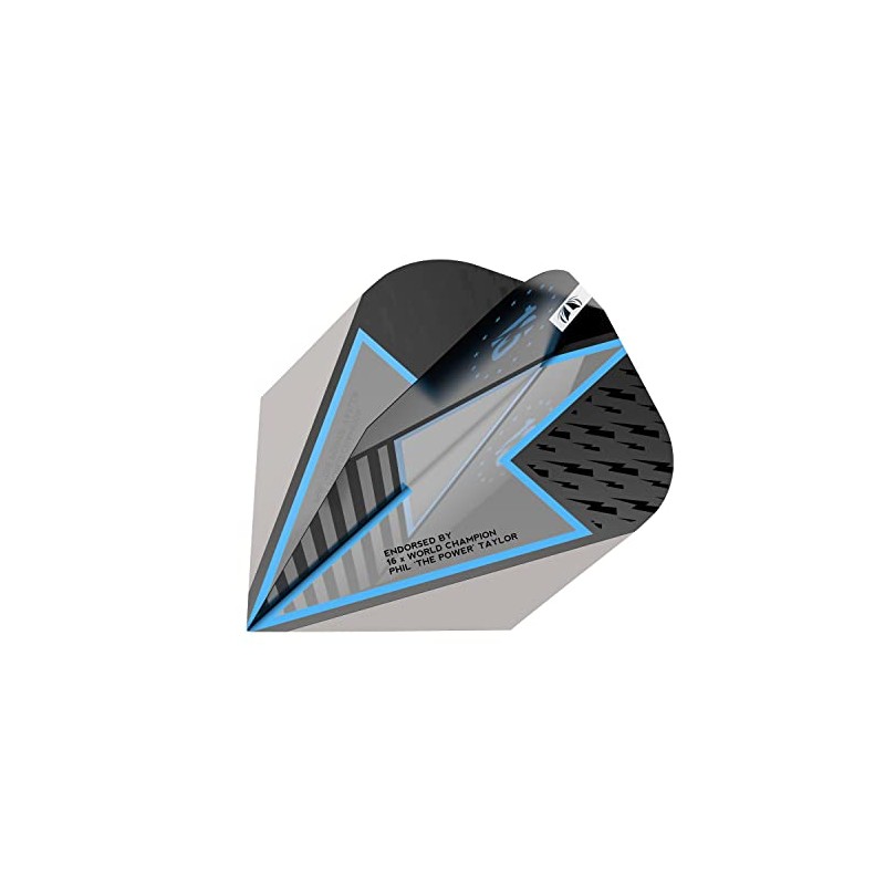 Target Darts Phil Taylor Power Series Black No.6 Dart Flights