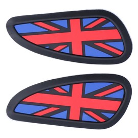 Fayelume 2PCS Motorcycle Tank Pad, Rubber Fuel Tank Protector, Red Motorcycle Tank Decals, Fuel Tank Sticker Pad Protector, Compatible with T100 T120