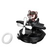 Kwak's Solar Car Air Freshener,Cartoon Cute Bear Pilot Automotive Air