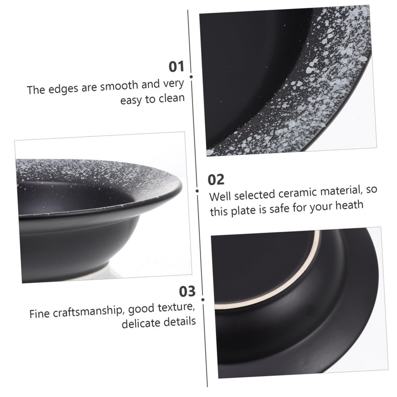 MAGICLULU Ceramic Storage Bowl Multi Functional Tableware for Pasta Soup