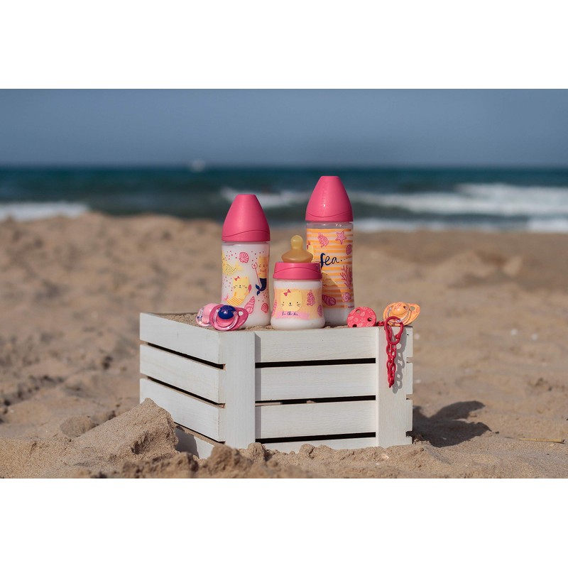 BROCHE SUJETA CHUPON "IN THE SEA" ROJO SUAVINEX