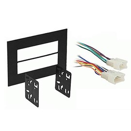 Harmony Audio Compatible with Toyota Land Cruiser 1988 1989 1990 1991 1992 Double DIN Stereo Harness Radio Install Dash Kit