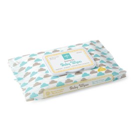 Medline AloeTouch Baby Wipes, Fragrance-Free, Hypoallergenic, 8" x 6", 40 Count (Pack Of 24)