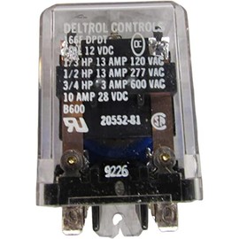 21012-82, Power Relay 24VDC 30A 3PST-NO ((80.26mm 59.69mm)) Flange Mount (2 Items)