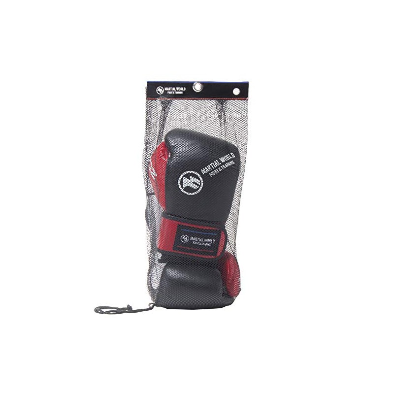 MARSHAL WORLD (マーシャルワールド) Basic Gloves Boxing BG12-08-RDBK Red/Black 8 oz