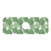 Green Tropical Palm Leaves Kitchen Faucet Suction Pad, 1 Pcs