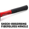Powerbuilt 2-1/2 Pound Club Hammer with Fiberglass Handle, Non-Slip Rubber
