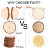 Fuyit Wood Slices 30 Pcs 2.0-2.4 Inches Craft Wood kit