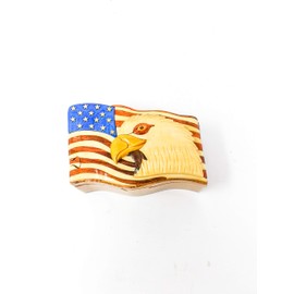 Wood Art USA Eagle & Flag Puzzle Box