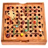 Snake Ladder Game as Wooden Box, Puzzle Wood Dice Game,
