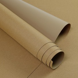 GoldWheel Marine Waterproof Canvas Fabric 40"×60" Outdoor/Indoor Awning 600 Denier Canvas Fabric Anti-UV Blocks Heat, Reduce Glare for Boat Tent Shading Cushion 60" Wide, Tan