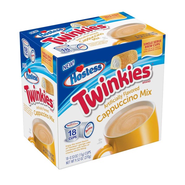 Hostess Twinkies Flavored Cappuccino Single Serve Cups - 18 Count