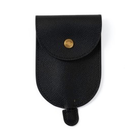 Cockatoo - Funda de piel para llaves de gran capacidad, llavero de coche con gancho, Negro -, Large