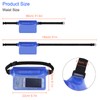 Waterproof Pouch with Adjustable Waist Strap 2 Pack Screen Touchable