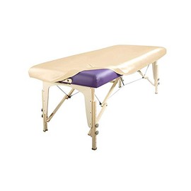 Vinyl Massage Table Protector Cover Fitted (Beige)