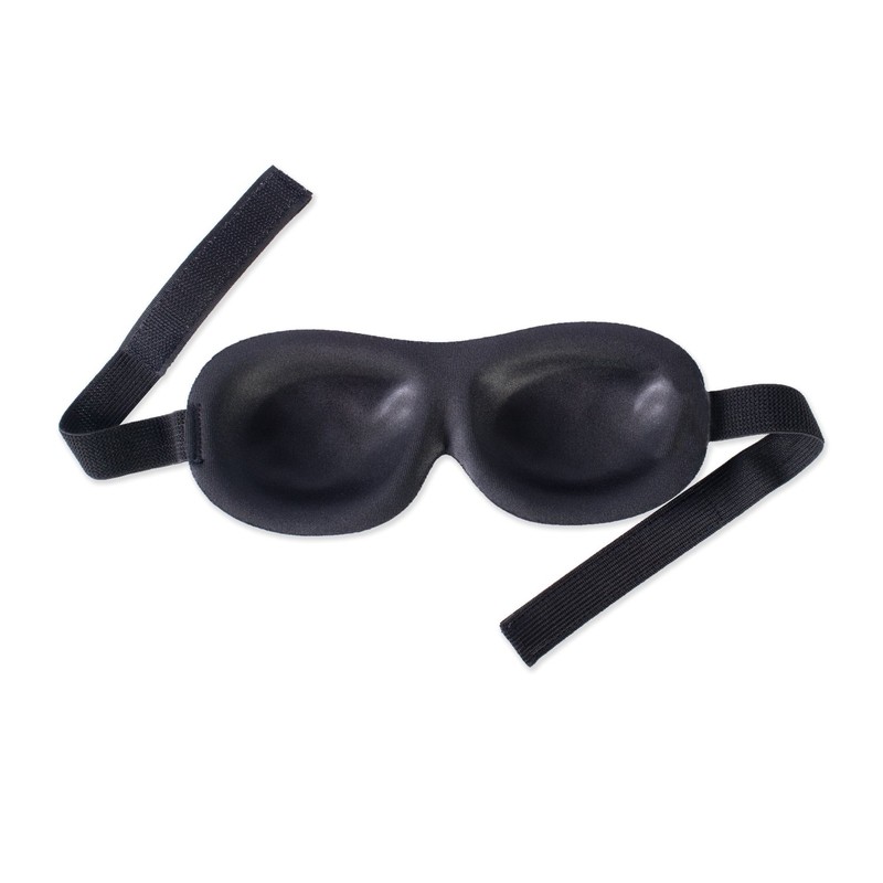 Bucky Ultralight Travel & Sleep Chevron Eye Mask, Violet, One