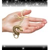 CoTa Global - Gold Gecko Sparkling Keychain Charm - 6.5