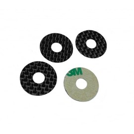 1 UP 10404 adhesive back Carbon Fiber Body Washers 1 inch OD 0.3 inch ID