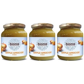 (3 Pack) - Biona - Org Apple Apricot Puree | 350g | 3 Pack Bundle
