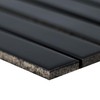 MSI Black Matte Stack Pattern Matte Porcelain Tile for Kitchen