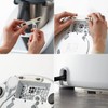 Littfield Thermomix Turning Trowel Spatula & Roller Slide Accessory Set