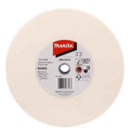 Makita WA60KV White Aluminium Oxide Sanding Disc 205mm x 19mm x 15.88mm